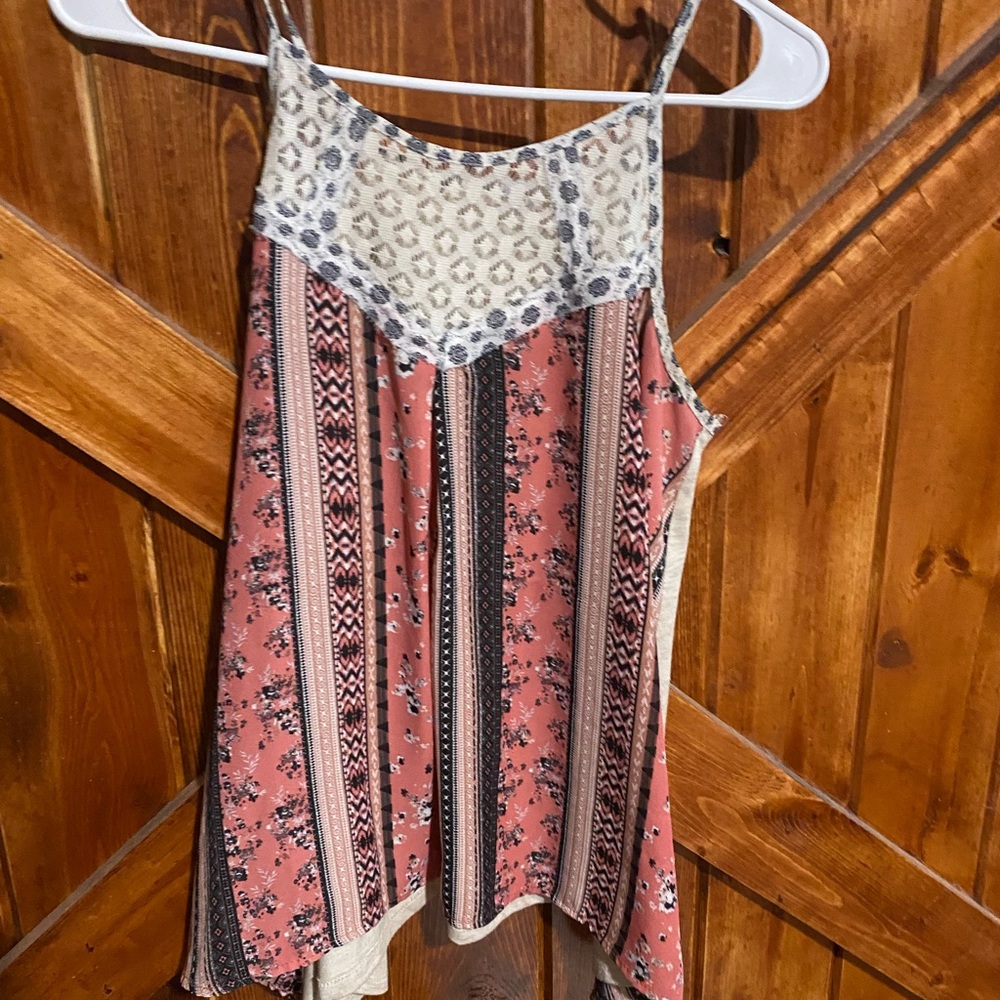 Bohemian Floral Print Women's Top